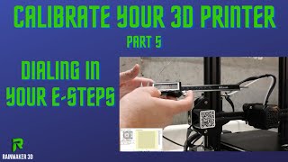 ESteps Calibration  Calibrating your 3D printer Part 5  Ender 3 V2 [upl. by Ylloj]