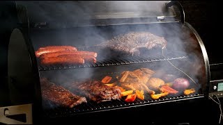 Traeger Ironwood Wood Fired Pellet Grill Review  BBQGuys Expert Overview [upl. by Wadesworth]