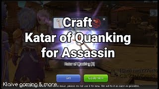 Crafting Katar of Quaking Ragnarok Mobile Eternal Love [upl. by Assiron]