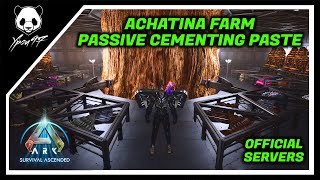 Achatina Snail Farm  Passive Achatina Paste And Organic Polymer  ARK Survival Ascended [upl. by Nylegna]