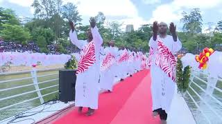 Namugongo cathoric shrine offertory session during mass on Martyrs day [upl. by Chaiken653]