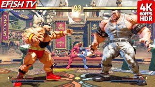 Zangief vs Abigail Hardest AI  Street Fighter V  PS5 4K 60FPS [upl. by Anelac]