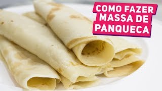 Aprenda como fazer Panquecas Massa Básica  Receitas de Minuto EXPRESS 01 [upl. by Asssilem441]