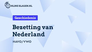 Bezetting van Nederland kenmerkend aspect 42  Geschiedenis Eindexamen havo amp vwo [upl. by Corinna]