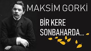 quotBir Kere Sonbahardaquot MAKSİM GORKİ sesli kitap Akın ALTAN [upl. by Kimble]