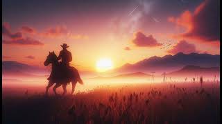 Cowboy riding into the sunset  Soundtrack piano version [upl. by Dove]