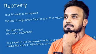 Fix RECOVERY  Your PC needs to be Repaired in Windows 1011 4 Methods 2023 [upl. by Jallier539]