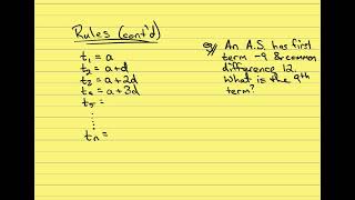 Arithmetic sequences [upl. by Rosel]