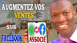 comment associer WhatsApp a Facebook pour booster gratuitement [upl. by Ahsikel]