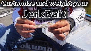 How to weight and customize your lure for Bass Fishing  Secret Pro Tip [upl. by Garett]