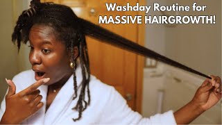 Do this 2x a month for GUARANTEED HAIR GROWTH Start to finish washday routine [upl. by Barta198]