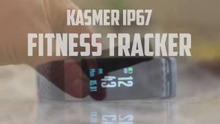 Kasmer IP67 Fitness Tracker review [upl. by Clifford]