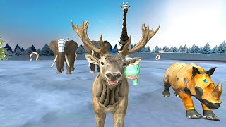 Arbs Mobile  ReindeerModern Mammals Vs Prehistoric Mammals  Animal Revolt Battle Simulator [upl. by Ramal]