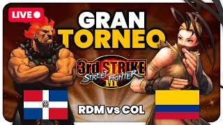 Torneo Street Fighter 3rd Strike Republica Dominicana vs Colombia [upl. by Sinoda252]