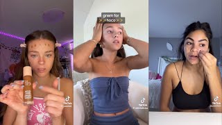 GRWM for hoco  TikTok compilation [upl. by Wailoo963]