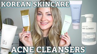 Best Korean Skincare Cleansers For Acne [upl. by Bruner]