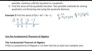 Finding Zeros of Polynomials [upl. by Cassondra168]