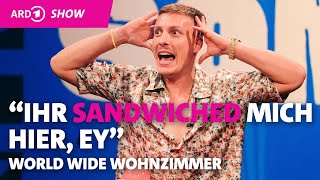 Darum zeigt Felix Lobrecht seinen Stinkefinger bei World Wide Wohnzimmer shorts [upl. by Jo Ann]