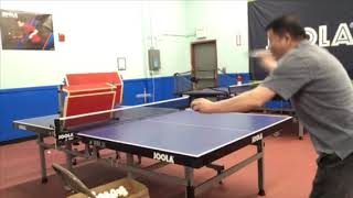 HuiLang Ping Pong Trainer Return Board Basic Practice of Backhand Topspin [upl. by Swaine]