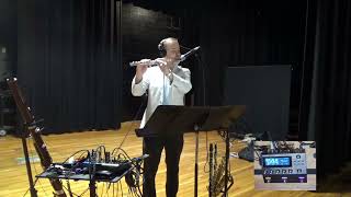 Keeling 2001 Also sprach Zarathustra  Bret Pimentel flute and electronics [upl. by Terrab]