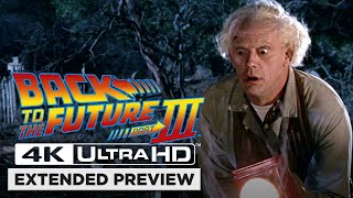 Back to the Future Part III  Opening Scene in 4K Ultra HD  Doc Brown Sees His Own Grave [upl. by Eyllek514]