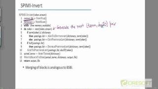 WDM 43 Index Construction Using Blocked Sort Based Indexing Algorithm [upl. by Yelac]