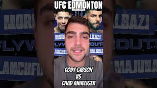 UFC Edmonton  Chad Anheliger vs Cody Gibson [upl. by Dewhirst590]