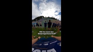 POV Du läufst eine Skisprungschanze hoch 🫨 [upl. by Zerla]