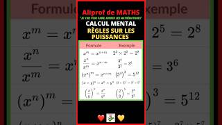 📶 Dominez les Mathématiques  Les Règles Cruciales des Puissances [upl. by Roshan]