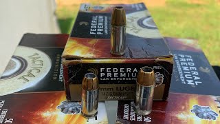 9MM VS 40SampW VS 45ACP Federal HST Gel Comparison Test [upl. by Alberta]