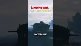 Jumping tank equipped with six barrels  Movable bunker in World War 2 📚 [upl. by Marilou]