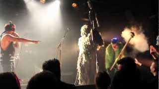 Otto Von Schirach Live w Bananna Sloth Alligator jesus Zombie Dre LA in 4 16 2012 echoplex part 1 [upl. by Soma]