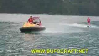 HoverCraft BUFO  Hovercraft water action video  hovercraft for sale [upl. by Noyahs868]