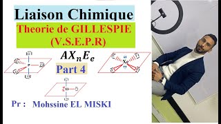 Liaison chimique  théorie de GILLESPIE VSEPR part 4 [upl. by Etneciv]