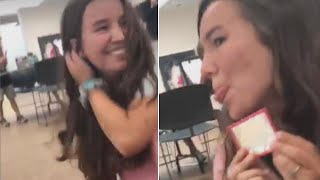 Mollie Tibbetts Seen in Video on Day Before Disappearance [upl. by Namwob154]