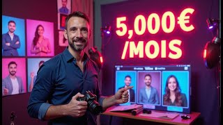 NOUVEAU MÉTIER À 5000€MOIS  PHOTOGRAPHE IA POUR INFLUENCEURS COMMENCEZ MAINTENANT [upl. by Dnumde37]