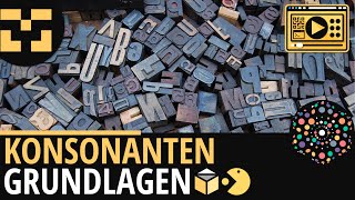 Konsonanten │Deutsch Lernvideo Learning Level Up [upl. by Jolynn847]