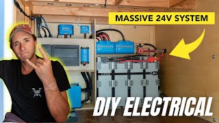 DIY Camper Van Electrical Install  START TO FINISH 24V  BATTLE BORN BATTERIES X EXPLORISTLIFE [upl. by Bove]