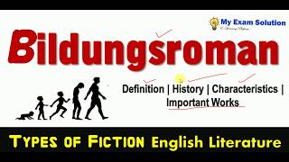 Bildungsroman English Literature Novel Hindi  Bildungsroman Fiction [upl. by Dewey]