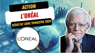 ACTION OREAL  RESULTAT BON   BOURSE PEA [upl. by Filippo]