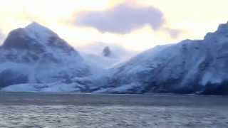 Kurs Nordkap im Winter Polarkreis kreuzen mit Hurtigruten Midnatsol [upl. by Ira607]