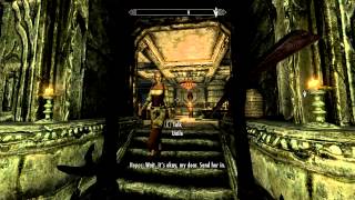 Skyrim walkthrough  The Forsworn Conspiracy [upl. by Feilak]