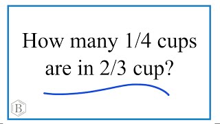 How many 14 cups are in 23 cup [upl. by Anelav]