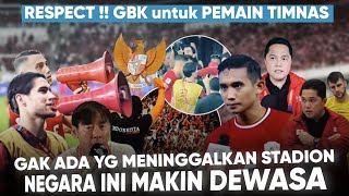 Tidak ada yg Keluar Stadion Duluanquot Kedewasaan SUPPOTER TIMNAS buat para Pemain Terharu Bangkit [upl. by Lexie]