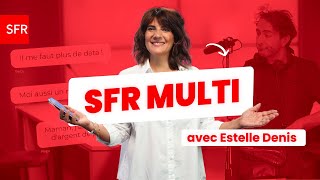 Regroupez vos abonnements et faites des économies chaque mois grâce à SFR Multi feat Estelle Denis [upl. by Witha]