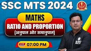 SSC MTS 2024  SSC MTS Maths  SSC MTS Classes 2024  Ratio And Proportion 1  Maths By Vivek Sir [upl. by Jonina]