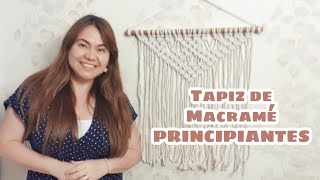 💜Nudo PLANO de MACRAMÉ ✌Técnica  tutorial  paso a paso DIY [upl. by Armillia704]