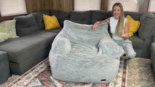 Best Memory Foam Bean Bag Chairs Bean Bag Sofavideo [upl. by Levine750]