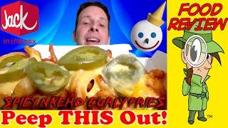 Jack In The Box®  Spicy Nacho Curly Fries Review Peep THIS Out [upl. by Gautier812]