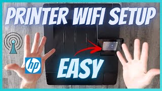 Hp Printer Wifi Setup 2 Ways  Easy Wireless Connection Tutorial [upl. by Sremlahc770]